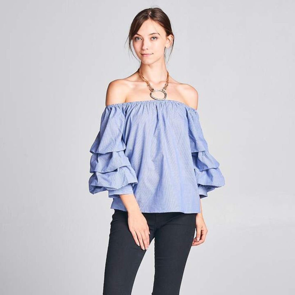 ReneeC. Off the shoulder blouse